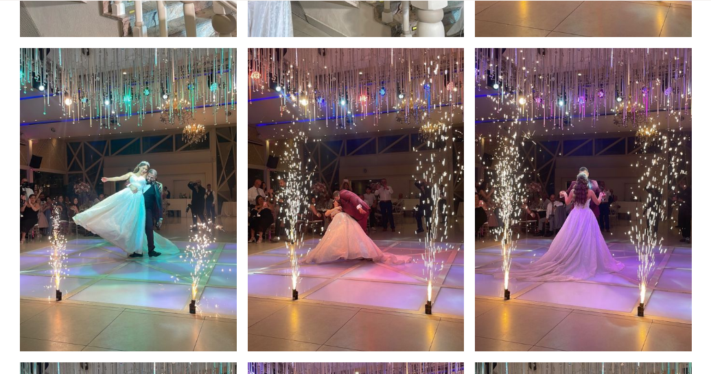 Cedar Invites live event photo gallery filling in real time